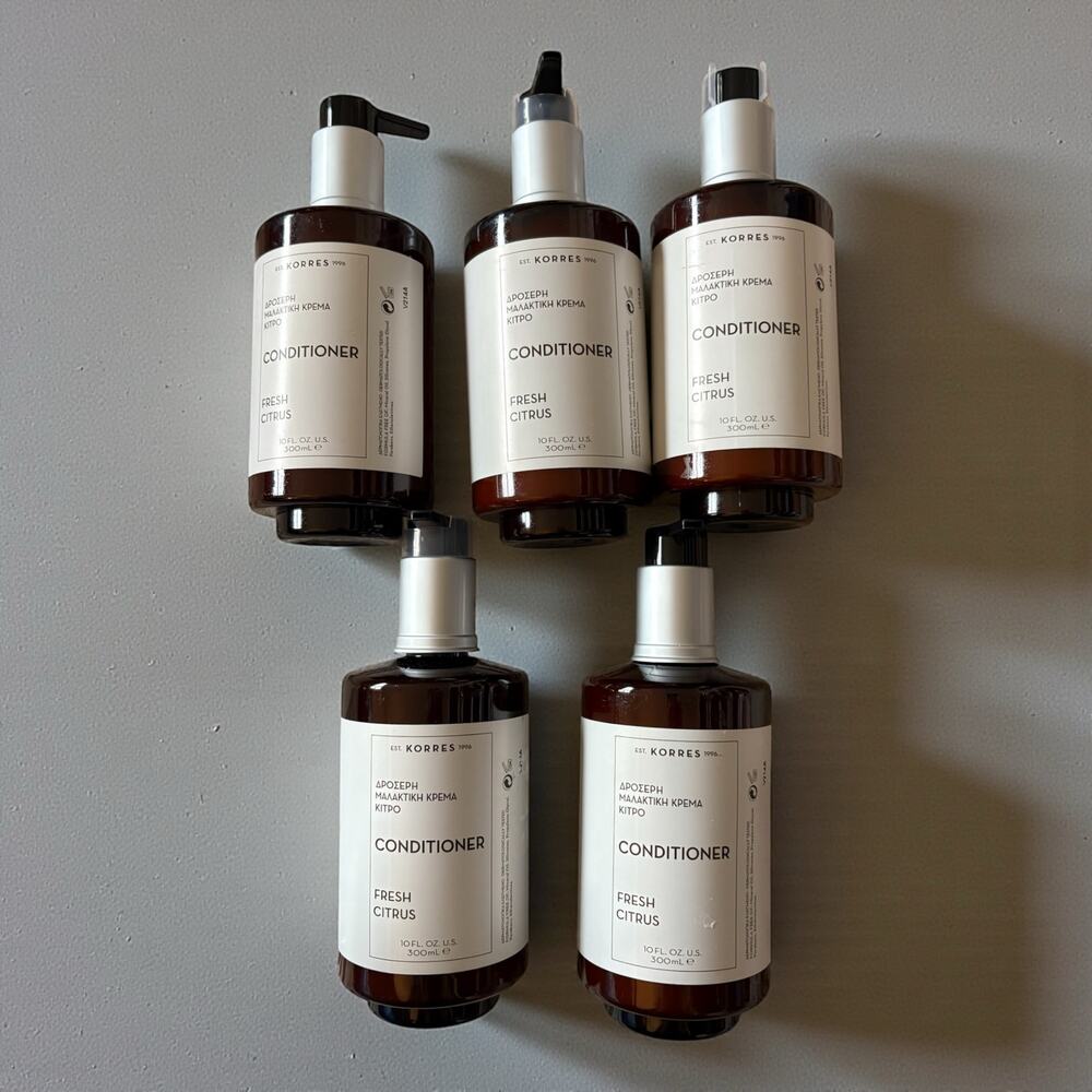 KORRES Conditioner Fresh Citrus 10fl Oz Dermatologically Tested Lot 5 NEW
